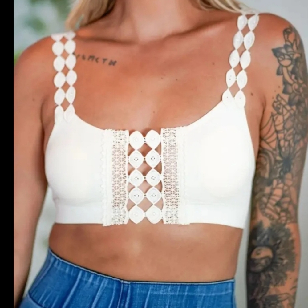 Imagine That Bralette- Ivory
